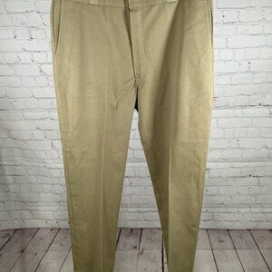 Dickies Straight Leg Beige High Rise Chino Work Pants Men’s 40 (38 x 31)
